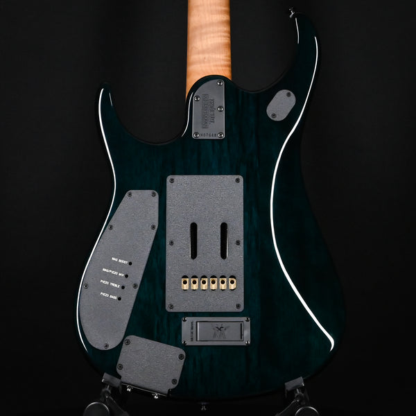 Ernie Ball Music Man JP15 Emerald Glow w/ Roasted Figured Maple Neck *Miami Guitar Exclusive* 2024 (H07648)