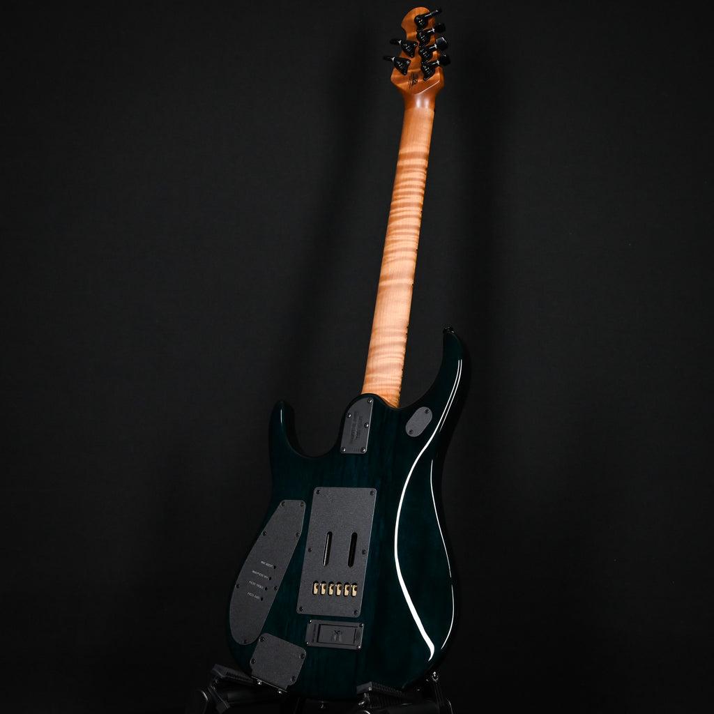 Ernie Ball Music Man JP15 Emerald Glow w/ Roasted Figured Maple Neck *Miami Guitar Exclusive* 2024 (H07648)