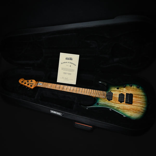 Ernie Ball Music Man JP15 Emerald Glow w/ Roasted Figured Maple Neck *Miami Guitar Exclusive* 2024 (H07648)