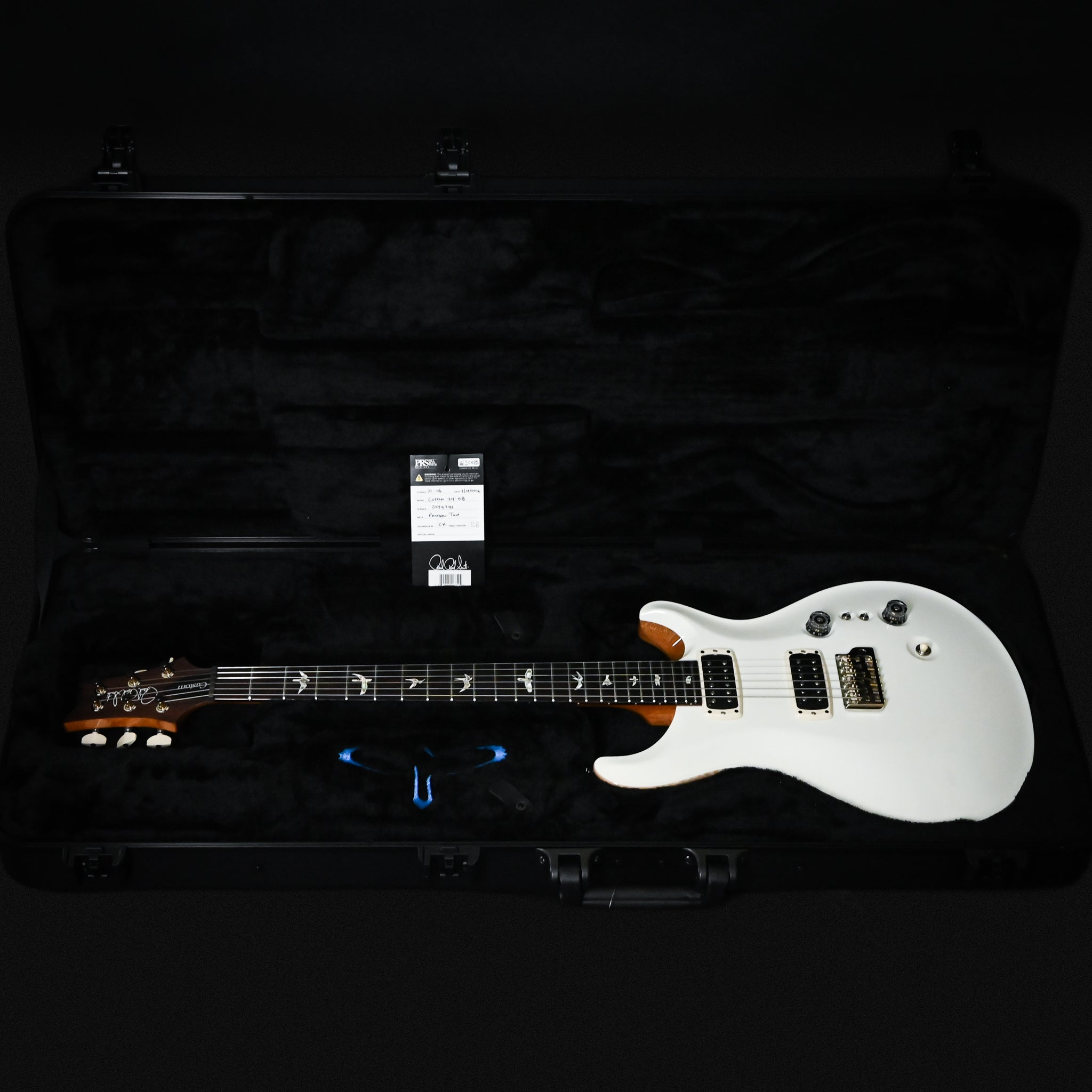 PRS Custom 24-08 Electric Guitar- Antique White Top (Natural Back) 2026 (0429742)