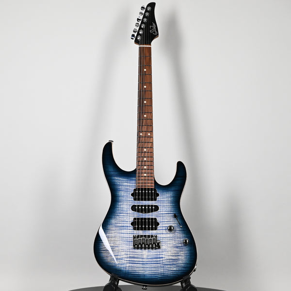 Suhr Modern Plus Electric Guitar- Faded Trans Whale Blue Burst 2025 (85681)