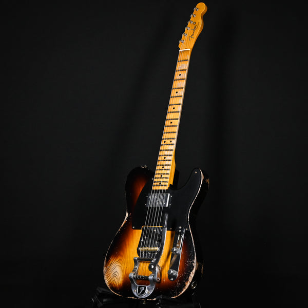 Fender Custom Shop Limited Edition CuNiFe Blackguard Telecaster w/ Bigsby, Heavy Relic- Faded Aged Wide Fade 2 Tone Sunburst (CZ584884)