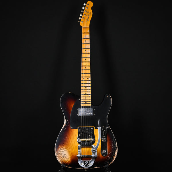 Fender Custom Shop Limited Edition CuNiFe Blackguard Telecaster w/ Bigsby, Heavy Relic- Faded Aged Wide Fade 2 Tone Sunburst (CZ584884)
