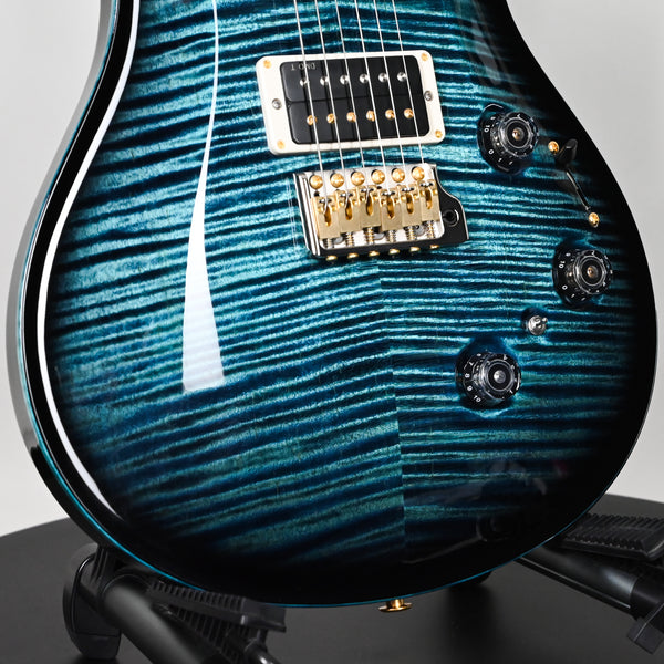 PRS Custom 24 Piezo w/ 10-Top & DMO Pickups Electric Guitar- Cobalt Smokeburst 2025 (0422040)