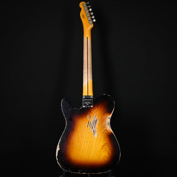 Fender Custom Shop Limited Edition CuNiFe Blackguard Telecaster w/ Bigsby, Heavy Relic- Faded Aged Wide Fade 2 Tone Sunburst (CZ584884)