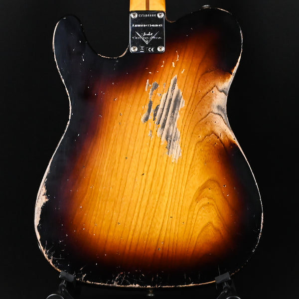 Fender Custom Shop Limited Edition CuNiFe Blackguard Telecaster w/ Bigsby, Heavy Relic- Faded Aged Wide Fade 2 Tone Sunburst (CZ584884)