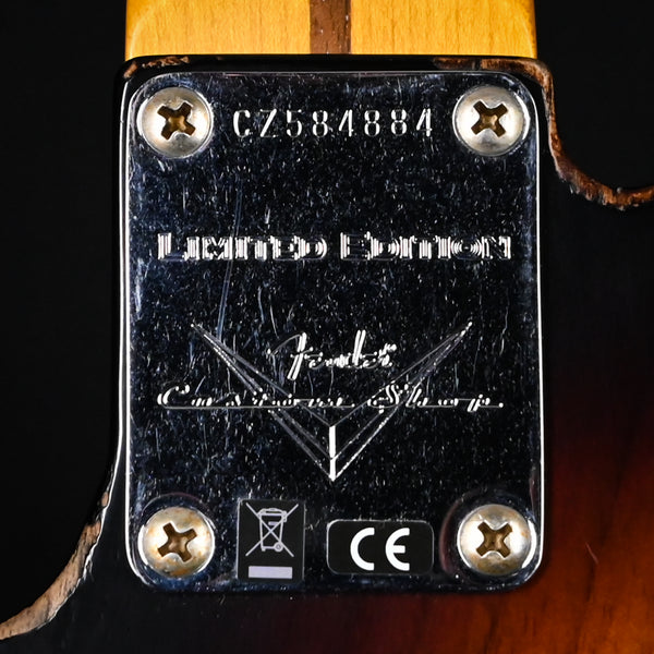 Fender Custom Shop Limited Edition CuNiFe Blackguard Telecaster w/ Bigsby, Heavy Relic- Faded Aged Wide Fade 2 Tone Sunburst (CZ584884)