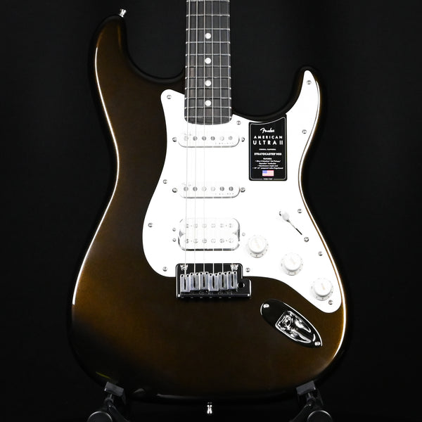 Fender American Ultra II Stratocaster HSS Ebony Fingerboard Texas Tea 2024 (US240032472)