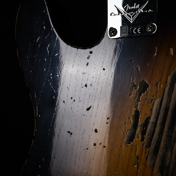 Fender Custom Shop Limited Edition CuNiFe Blackguard Telecaster w/ Bigsby, Heavy Relic- Faded Aged Wide Fade 2 Tone Sunburst (CZ584884)