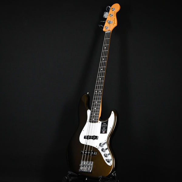 Fender American Ultra II Jazz Bass w/ Ebony Fingerboard- Texas Tea 2024 (US24002770)