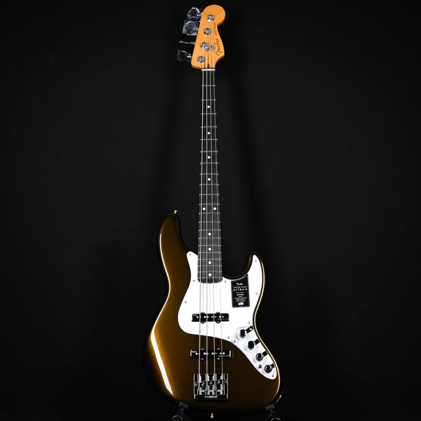 Fender American Ultra II Jazz Bass w/ Ebony Fingerboard- Texas Tea 2024 (US24002770)