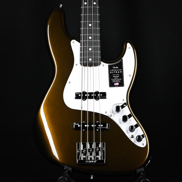 Fender American Ultra II Jazz Bass w/ Ebony Fingerboard- Texas Tea 2024 (US24002770)