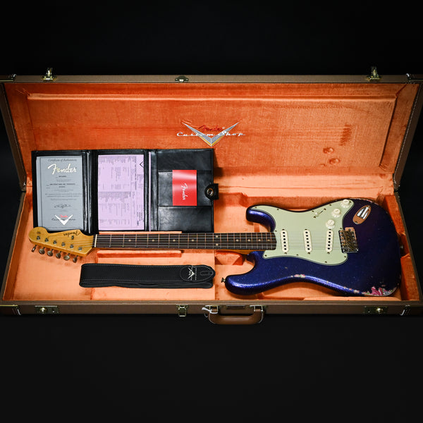 Fender Custom Shop 1962 Stratocaster w/ Josefina Handwound Pickups Heavy Relic- Purple Sparkle/ Pink Paisley 2025 (R144972)