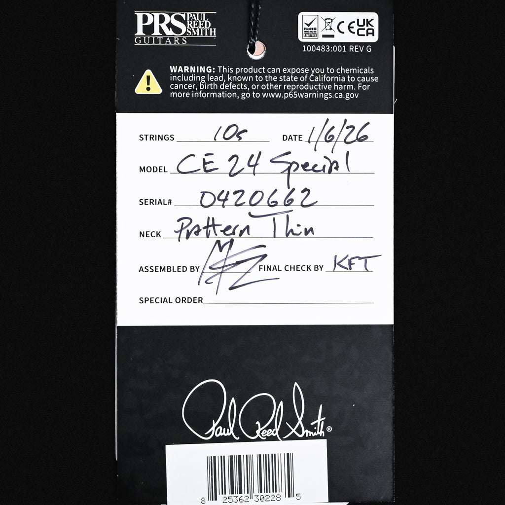 PRS CE 24 Special Electric Guitar- Sprayer's Choice 2025 (0420662)