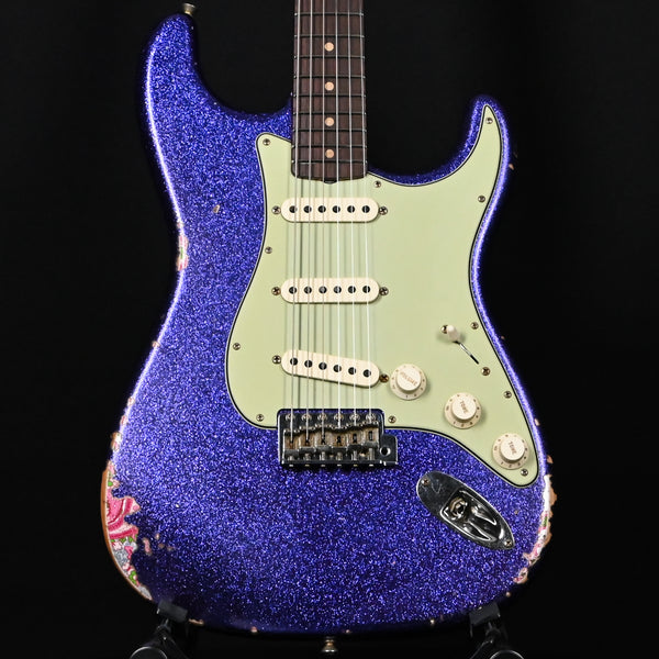 Fender Custom Shop 1962 Stratocaster w/ Josefina Handwound Pickups Heavy Relic- Purple Sparkle/ Pink Paisley 2025 (R144972)