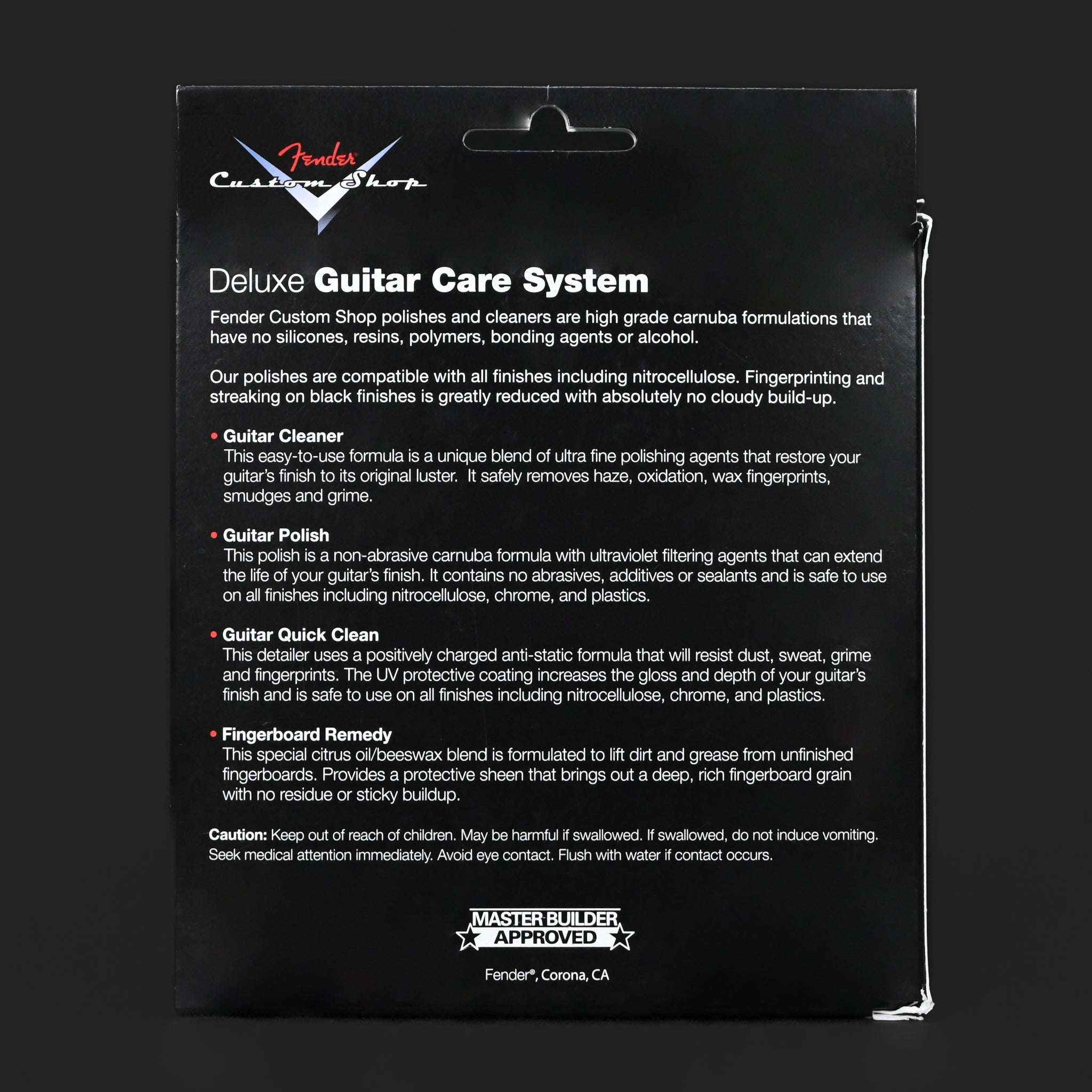 Fender Custom Shop Deluxe Guitar Care System 4 Pack