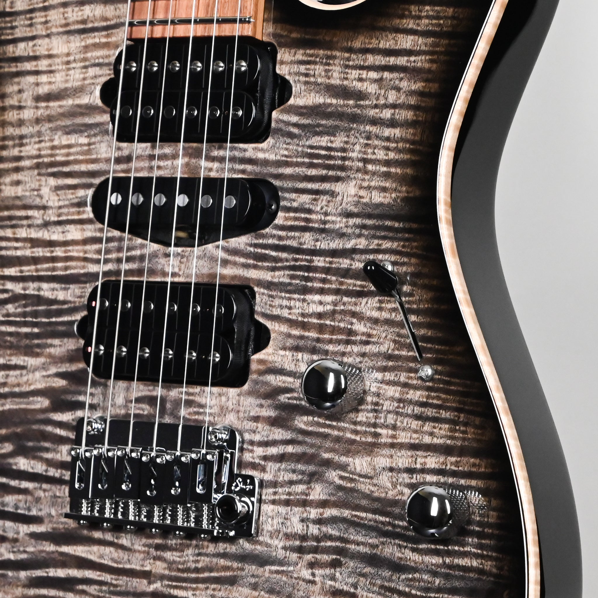 Suhr Modern Plus Electric Guitar- Faded Trans Charcoal Burst 2026 (93568)
