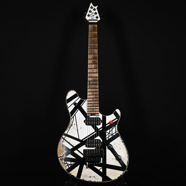 EVH Custom Shop USA NAMM 2025 Limited Edition Wolfgang HH w/ Floyd Rose- Black & White Stripes 2025 (WG17621A)