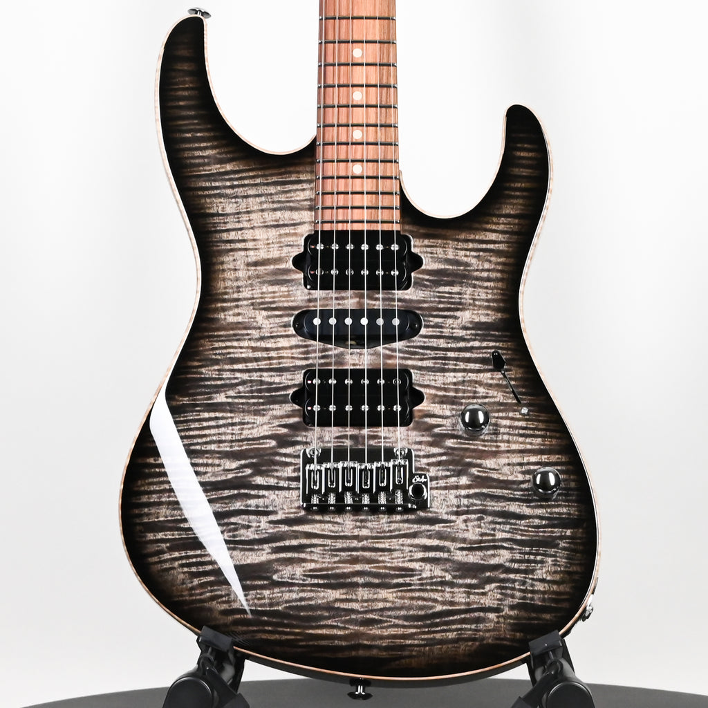 Suhr Modern Plus Electric Guitar- Faded Trans Charcoal Burst 2026 (93568)