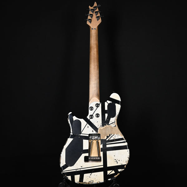 EVH Custom Shop USA NAMM 2025 Limited Edition Wolfgang HH w/ Floyd Rose- Black & White Stripes 2025 (WG17621A)