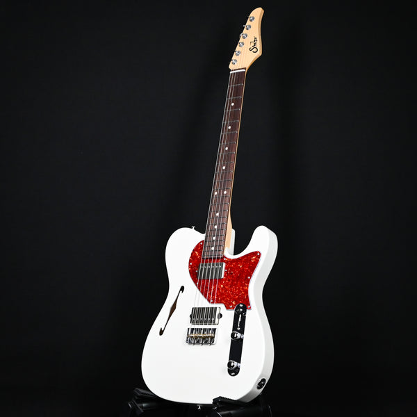 Suhr Alt T Semi Hollow Guitar Rosewood - Olympic White 2024 (78555)