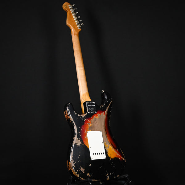 Fender Custom Shop Limited Edition Roasted '61 Stratocaster Super Heavy Relic- Aged Black/ 3 Color Sunburst 2024 (CZ581140)