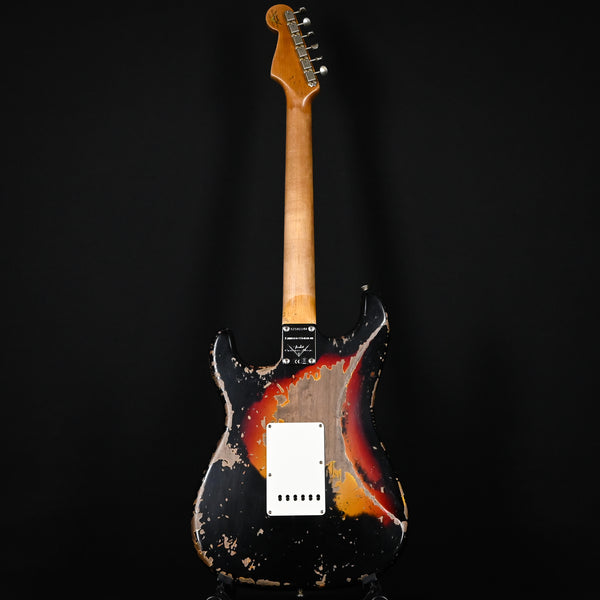 Fender Custom Shop Limited Edition Roasted '61 Stratocaster Super Heavy Relic- Aged Black/ 3 Color Sunburst 2024 (CZ581140)