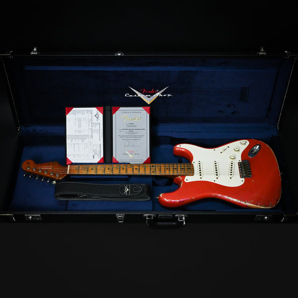 Fender Custom Shop Masterbuilt Dale Wilson 1957 Stratocaster Heavy Relic- Fiesta Red/ Pink Paisley 2025 (CZ552262)