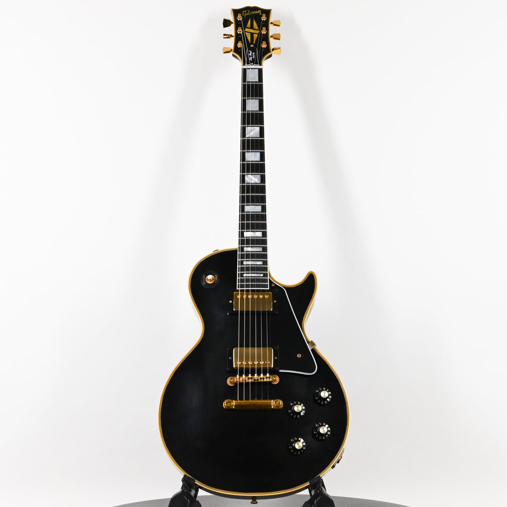 Gibson Custom 1968 Les Paul Custom Reissue w/ Gold Hardware Murphy Lab Ultra Light Aged- Ebony 2026 (602808)