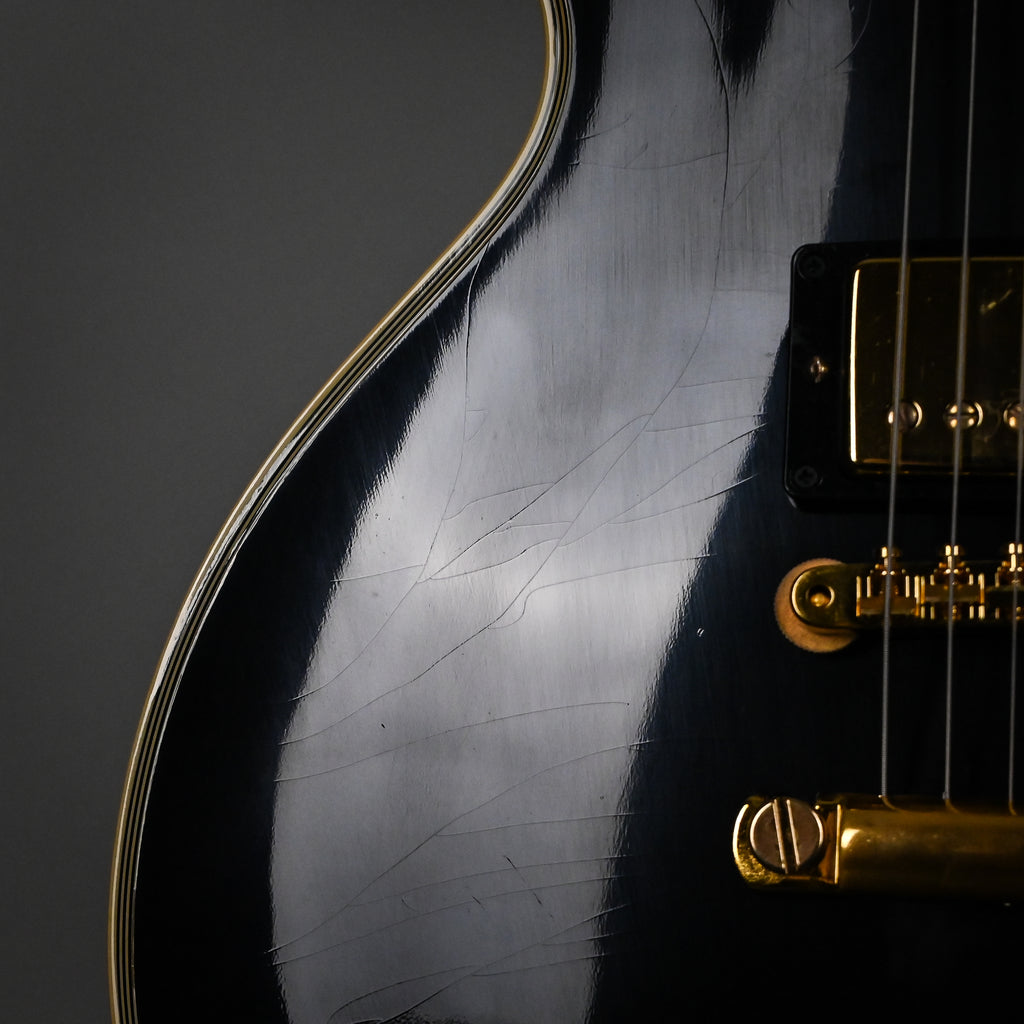 Gibson Custom 1968 Les Paul Custom Reissue w/ Gold Hardware Murphy Lab Ultra Light Aged- Ebony 2026 (604648)
