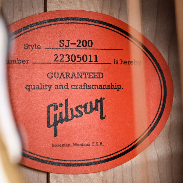 Gibson Acoustic SJ-200 Original- Antique Natural 2025 (22305011)