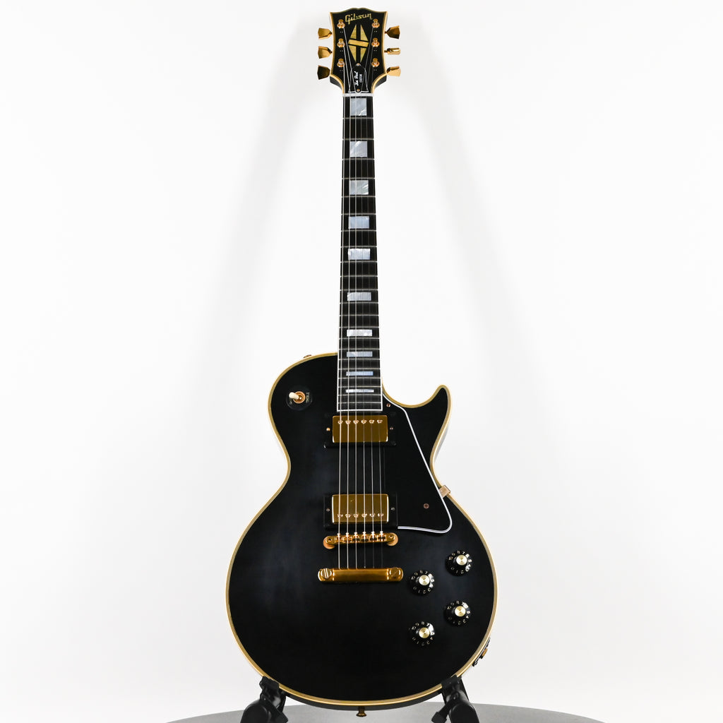 Gibson Custom 1968 Les Paul Custom Reissue w/ Gold Hardware Murphy Lab Ultra Light Aged- Ebony 2026 (604648)