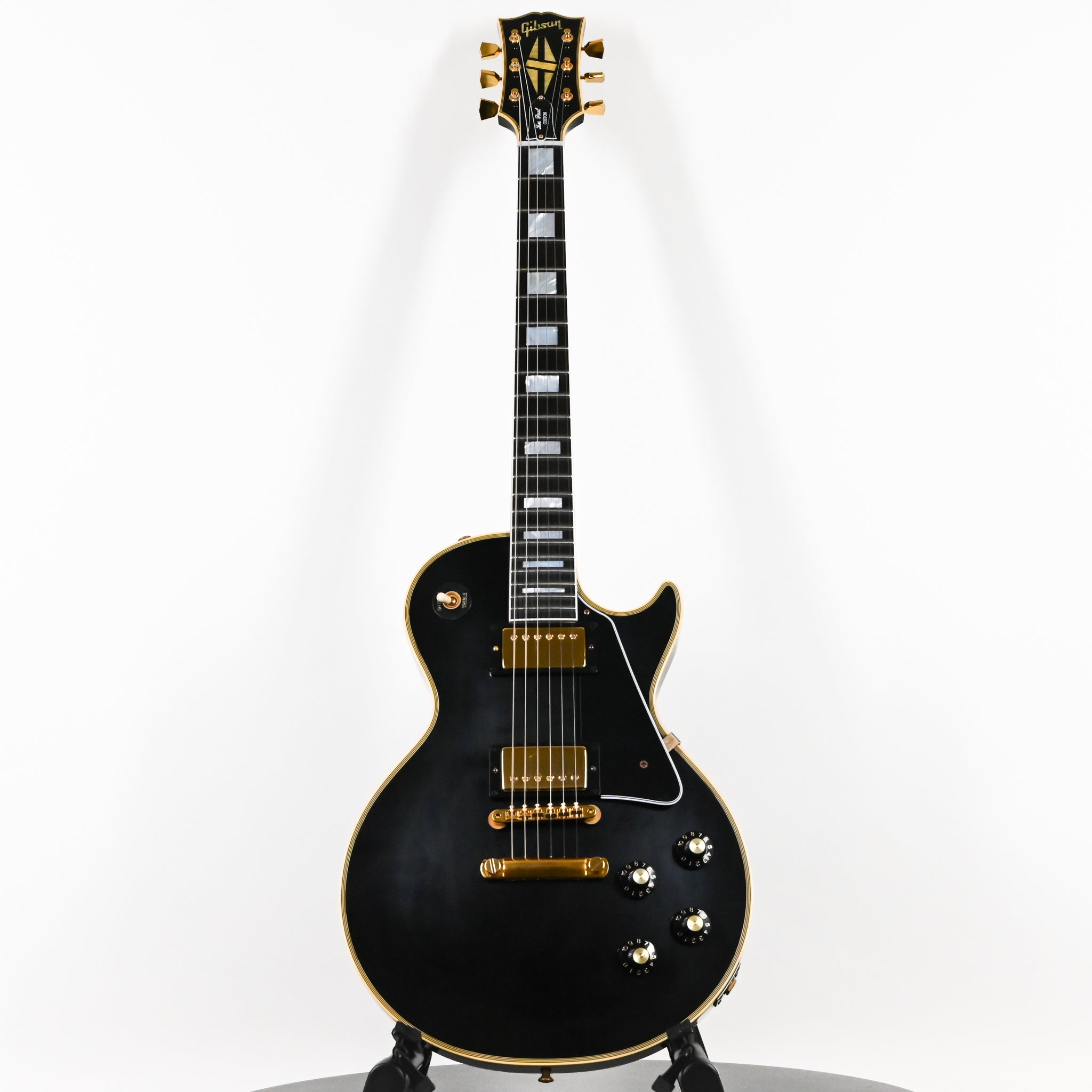 Gibson Custom 1968 Les Paul Custom Reissue w/ Gold Hardware Murphy Lab Ultra Light Aged- Ebony 2026 (604648)