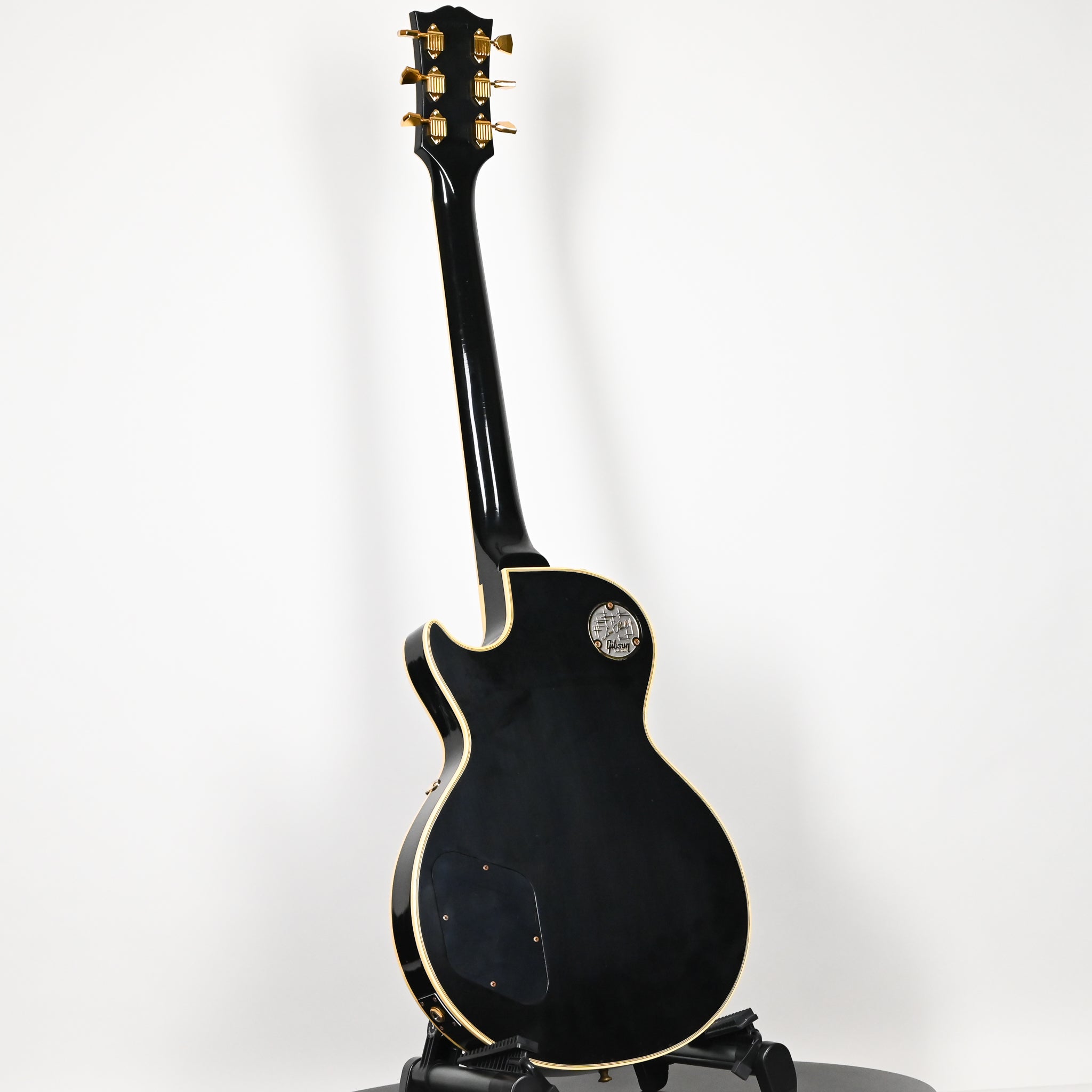 Gibson Custom 1968 Les Paul Custom Reissue w/ Gold Hardware Murphy Lab Ultra Light Aged- Ebony 2026 (604648)