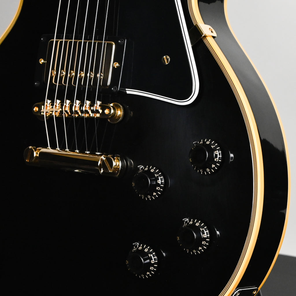 Gibson Custom 1957 Les Paul Custom Reissue w/ Gold Hardware VOS- Ebony 2025 (751936)
