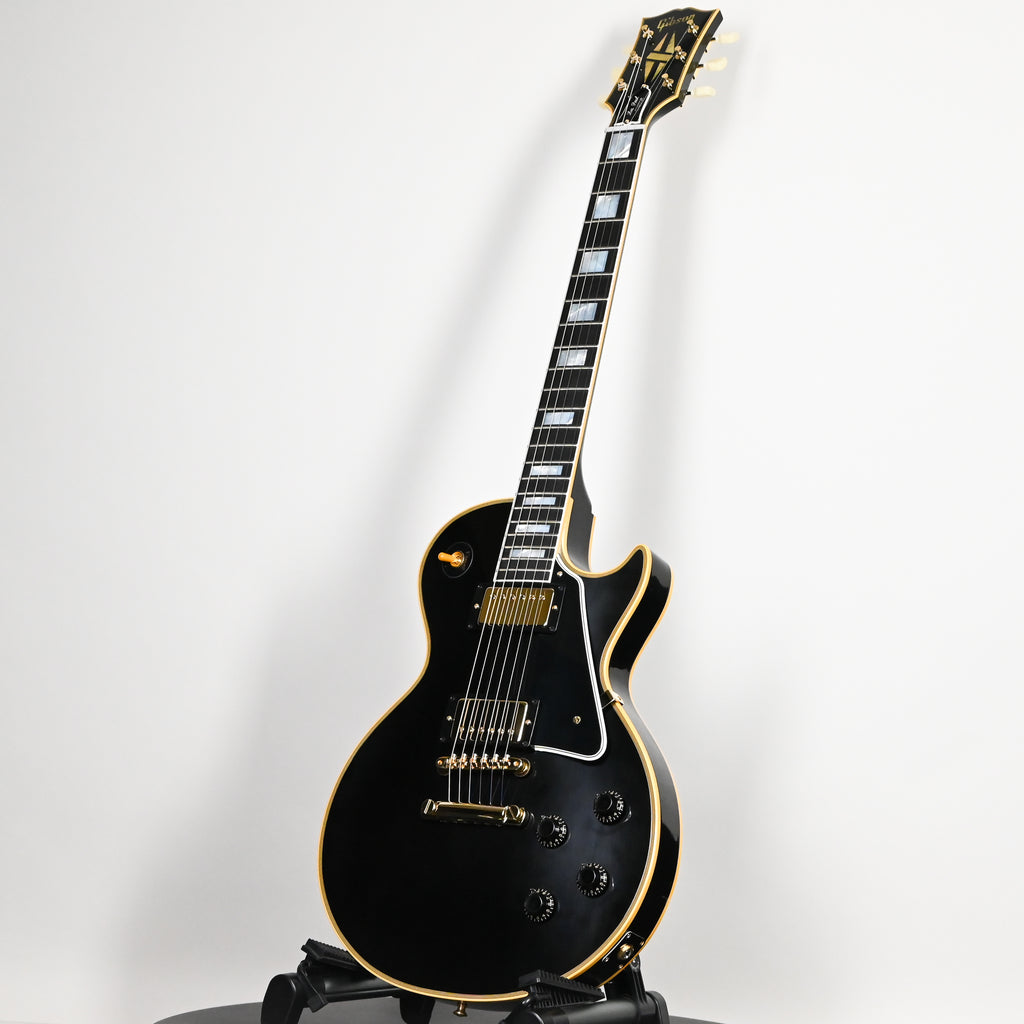 Gibson Custom 1957 Les Paul Custom Reissue w/ Gold Hardware VOS- Ebony 2025 (751936)