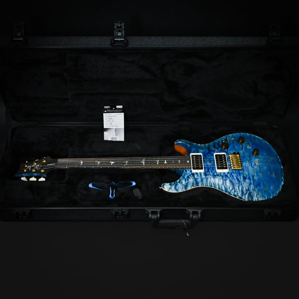 PRS Custom 24 Piezo Wood Library w/ 10-Top, Brazilian Rosewood, & DMO Pickups- Faded Blue Jean 2025 (0409890)