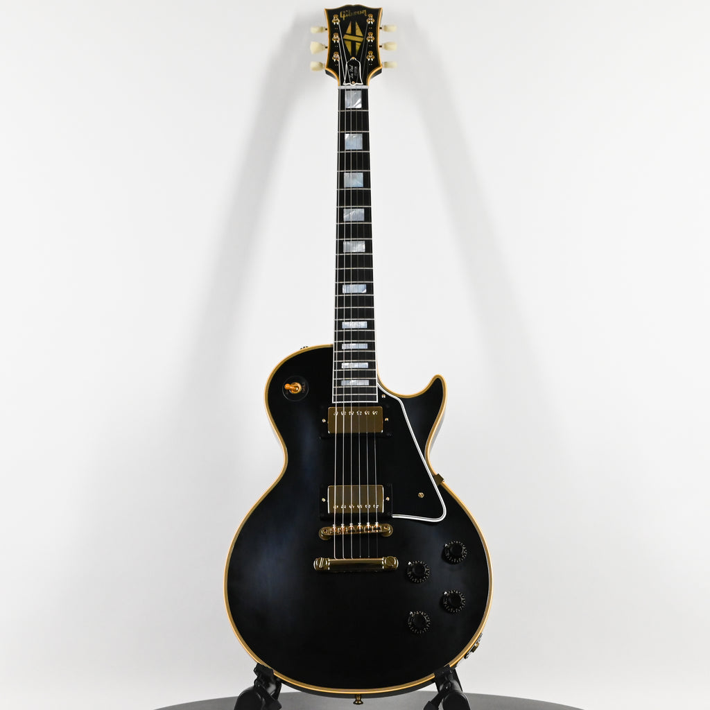 Gibson Custom 1957 Les Paul Custom Reissue w/ Gold Hardware VOS- Ebony 2025 (751936)
