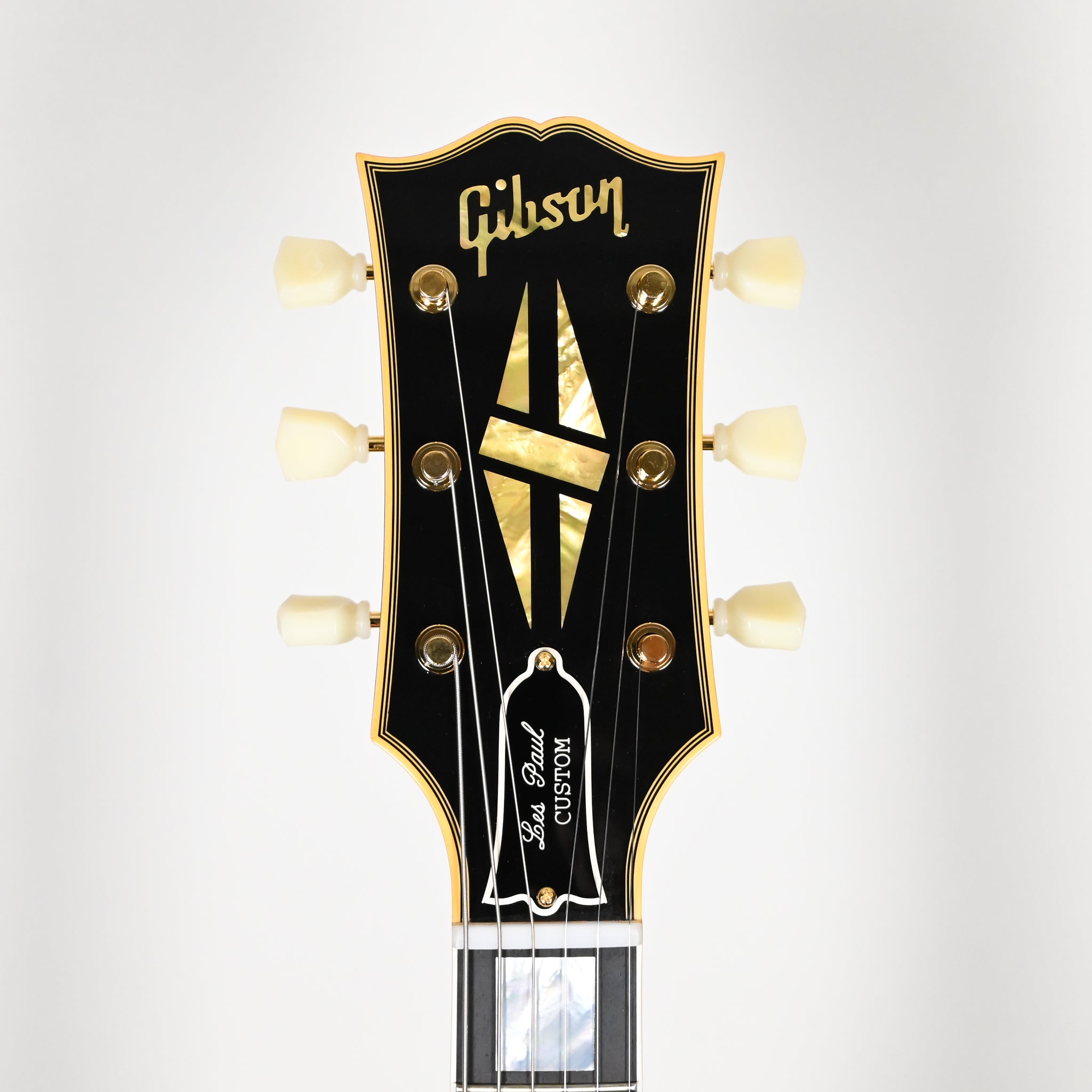 Gibson Custom 1957 Les Paul Custom Reissue w/ Gold Hardware VOS- Ebony 2025 (751936)