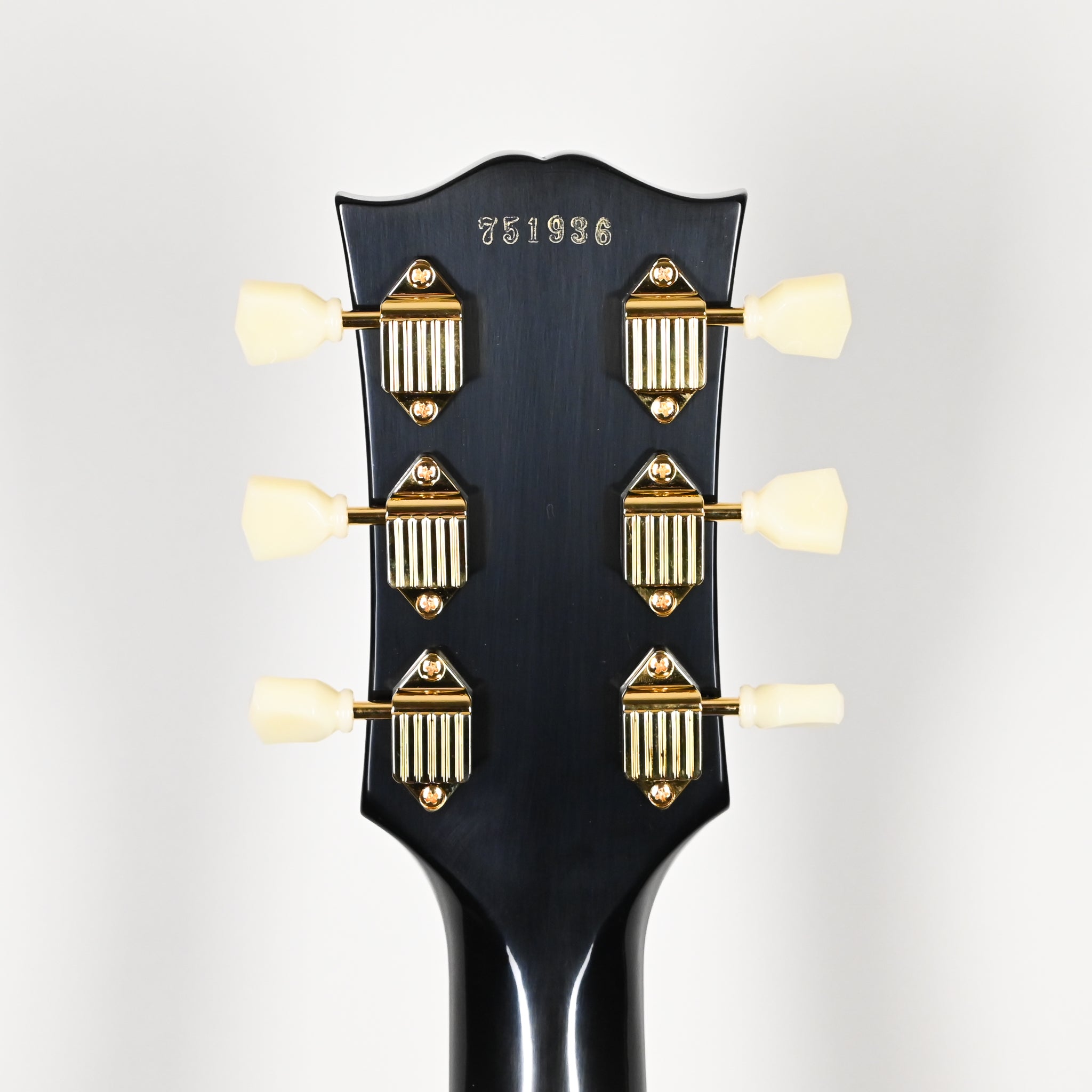 Gibson Custom 1957 Les Paul Custom Reissue w/ Gold Hardware VOS- Ebony 2025 (751936)
