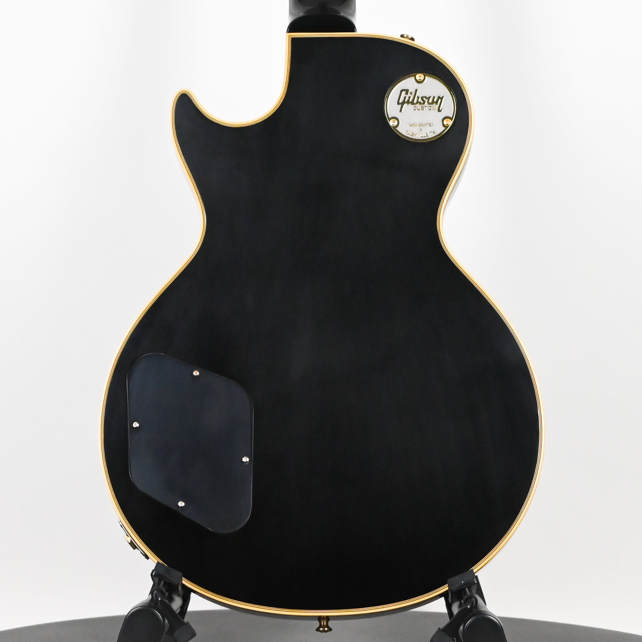 Gibson Custom 1957 Les Paul Custom Reissue w/ Gold Hardware VOS- Ebony 2025 (751936)