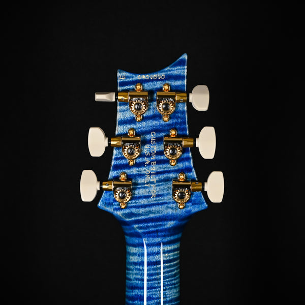 PRS Custom 24 Piezo Wood Library w/ 10-Top, Brazilian Rosewood, & DMO Pickups- Faded Blue Jean 2025 (0409890)