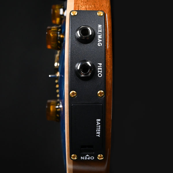 PRS Custom 24 Piezo Wood Library w/ 10-Top, Brazilian Rosewood, & DMO Pickups- Faded Blue Jean 2025 (0409890)