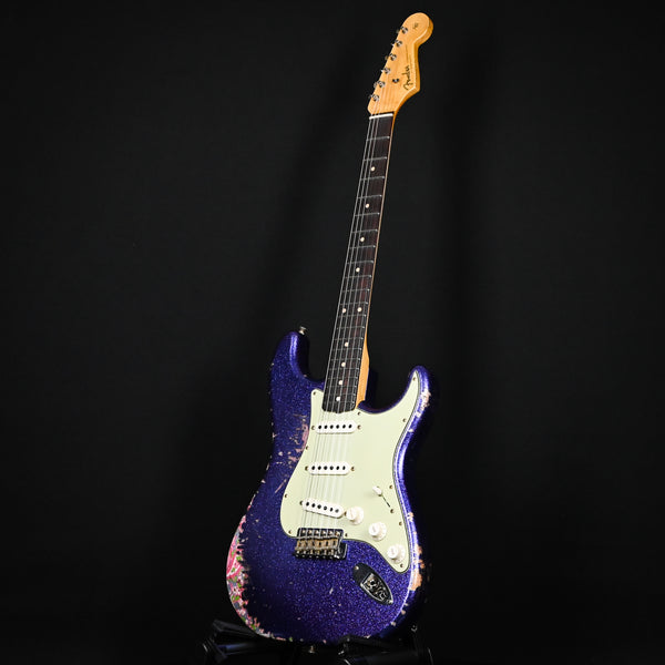 Fender Custom Shop 1962 Stratocaster Heavy Relic Purple Sparkle/ Pink Paisley Josefina Hand Wound Pickups 2024 (R137855)