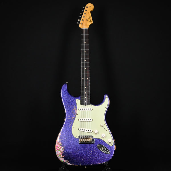 Fender Custom Shop 1962 Stratocaster Heavy Relic Purple Sparkle/ Pink Paisley Josefina Hand Wound Pickups 2024 (R137855)