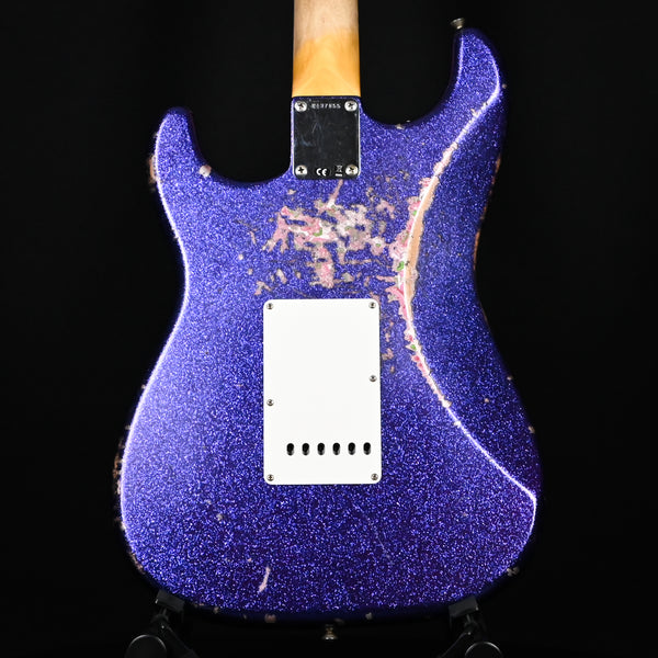 Fender Custom Shop 1962 Stratocaster Heavy Relic Purple Sparkle/ Pink Paisley Josefina Hand Wound Pickups 2024 (R137855)