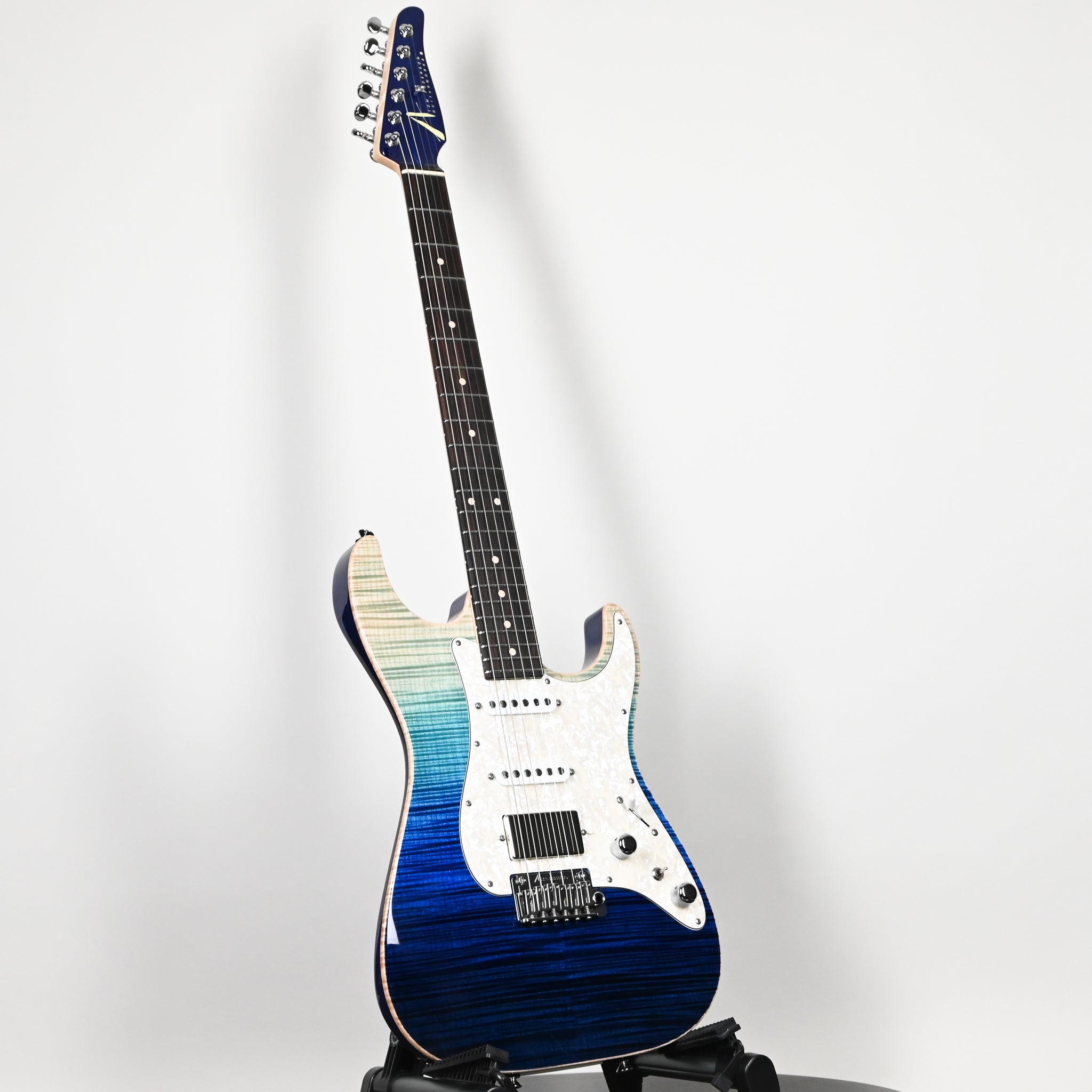 Tom Anderson Custom Drop Top Classic Electric Guitar- Blue Wipeout w/ Binding 2026 (04-30-26P)