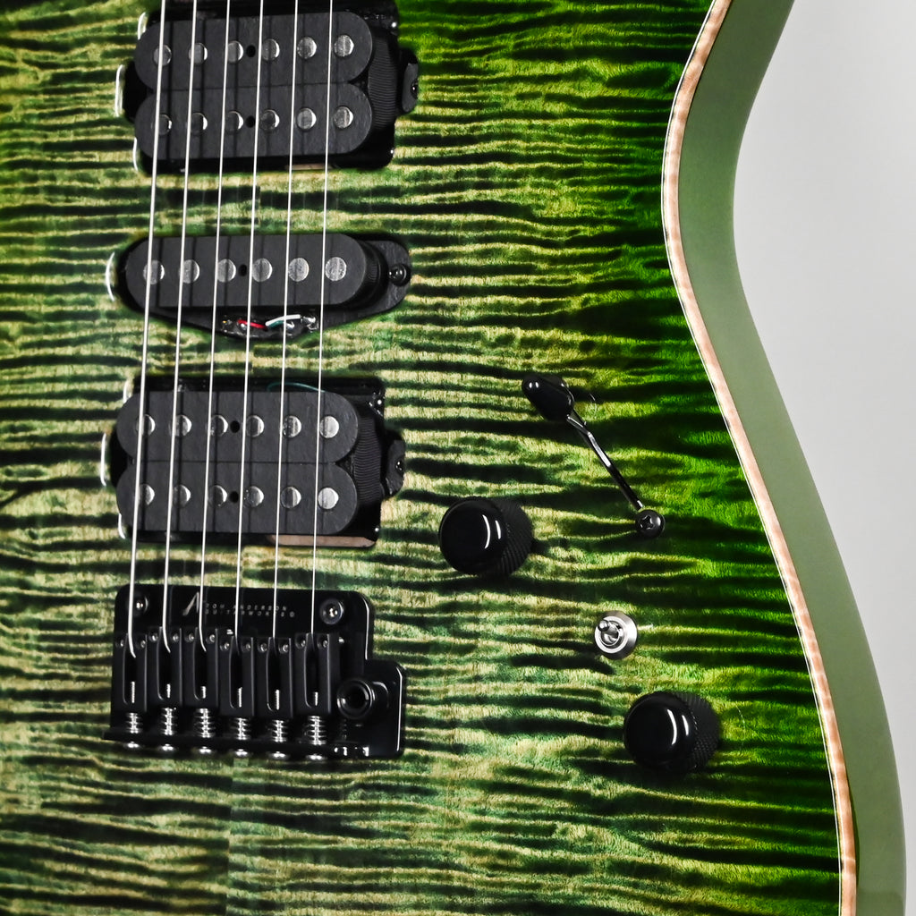 Tom Anderson Custom Angel Electric Guitar- Cajun Key Lime Burst w/ Binding 2026 (03-03-26A)