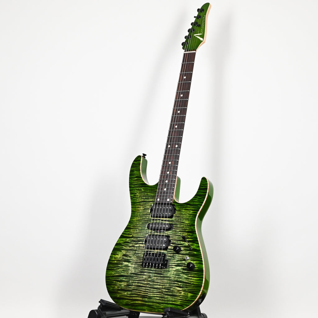Tom Anderson Custom Angel Electric Guitar- Cajun Key Lime Burst w/ Binding 2026 (03-03-26A)