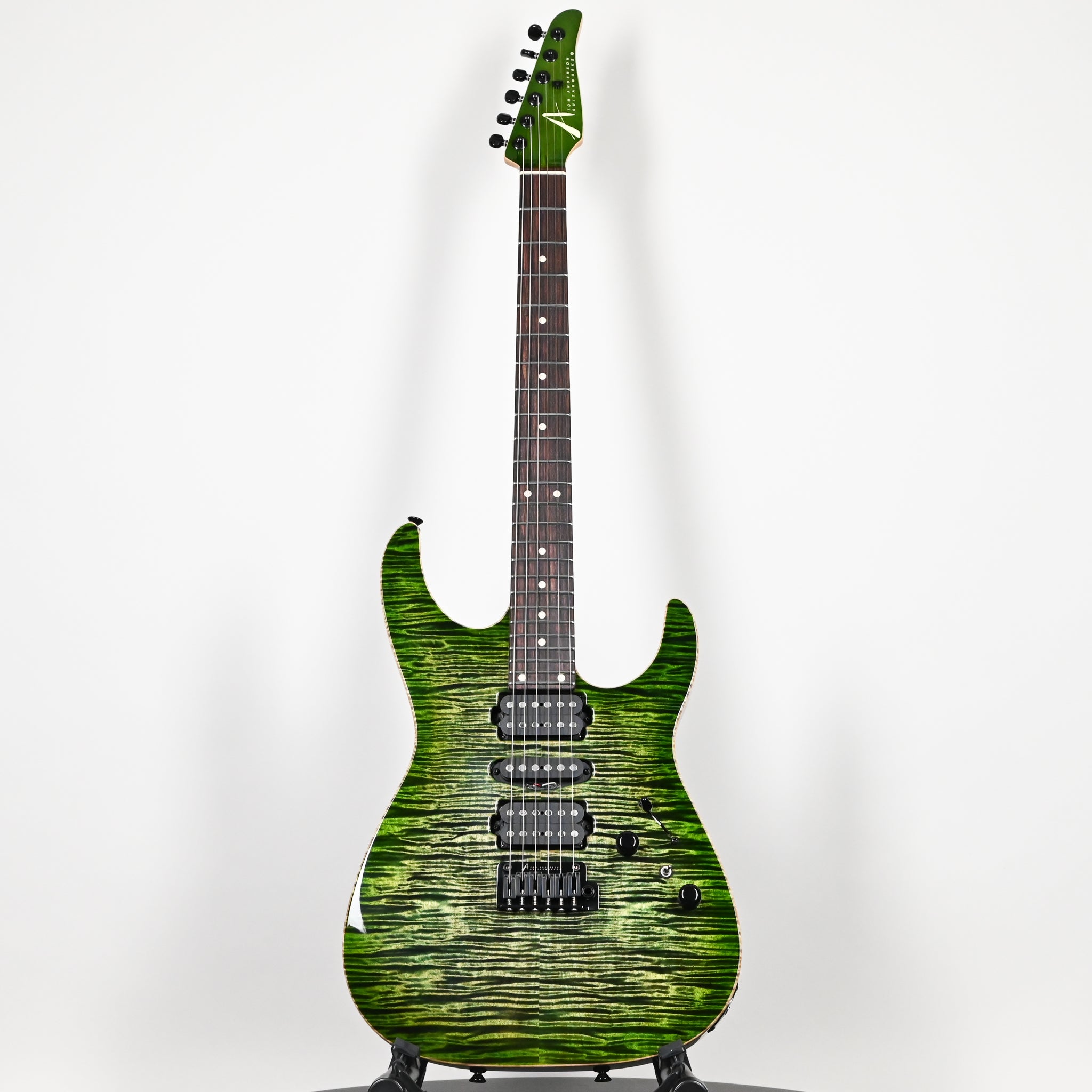 Tom Anderson Custom Angel Electric Guitar- Cajun Key Lime Burst w/ Binding 2026 (03-03-26A)